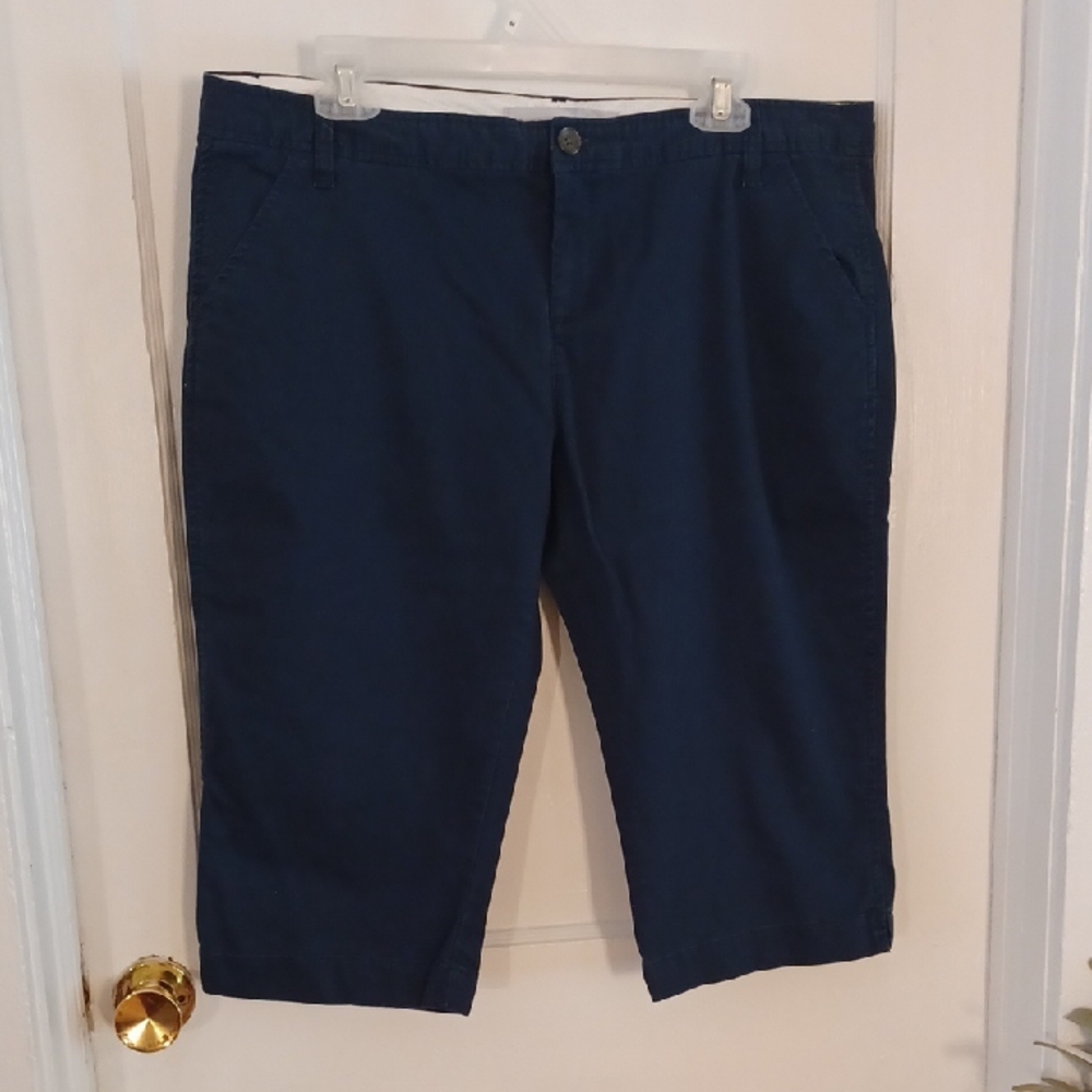 Old Navy Capris Women's Size 14 Low Rise Blue